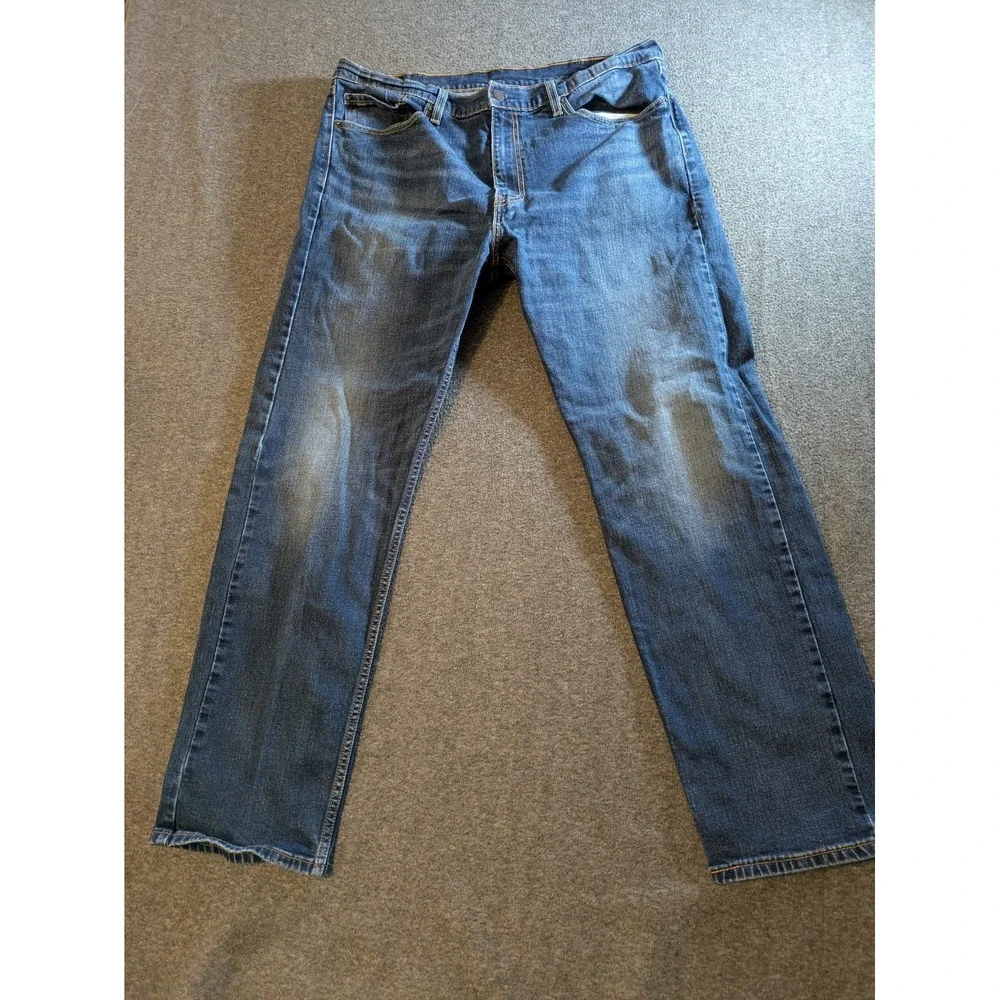 Levi's Jeans Mens 505 Regular Fit Straight Leg Blue 38x32 Vintage Style 80s‎